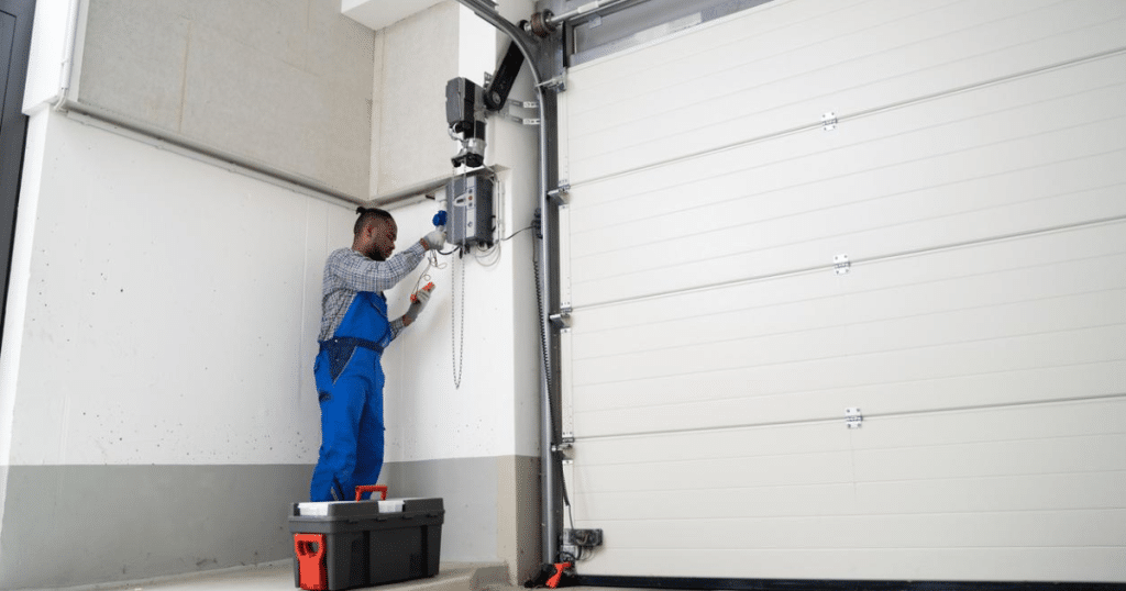 how to reattach garage door cable