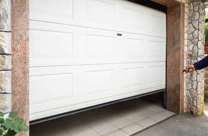 Garage door moves a few inches then stops