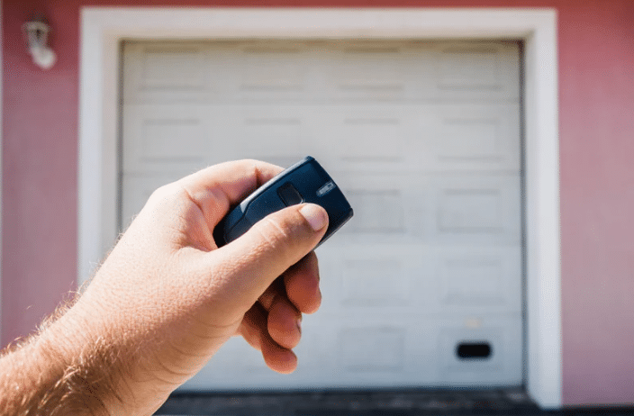 Testing the new garage door