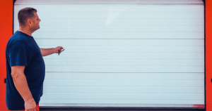 Garage door moves a few inches then stops