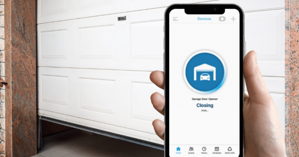 myq app garage door opener