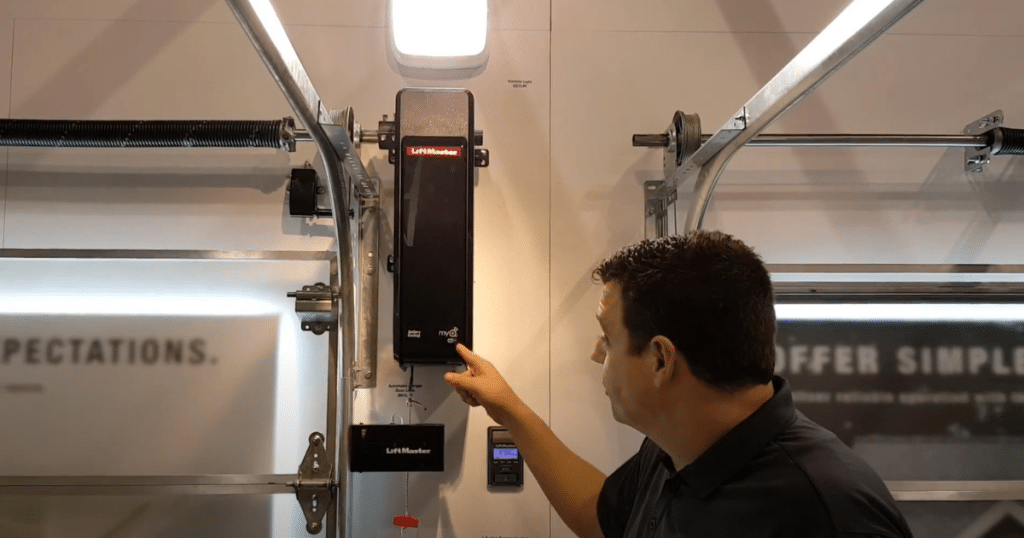 wall mounted garage door